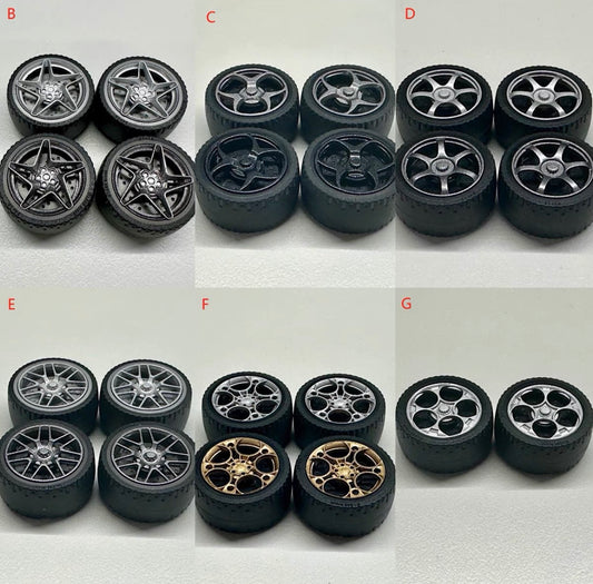 3D printed wheel covers compatible with 72206