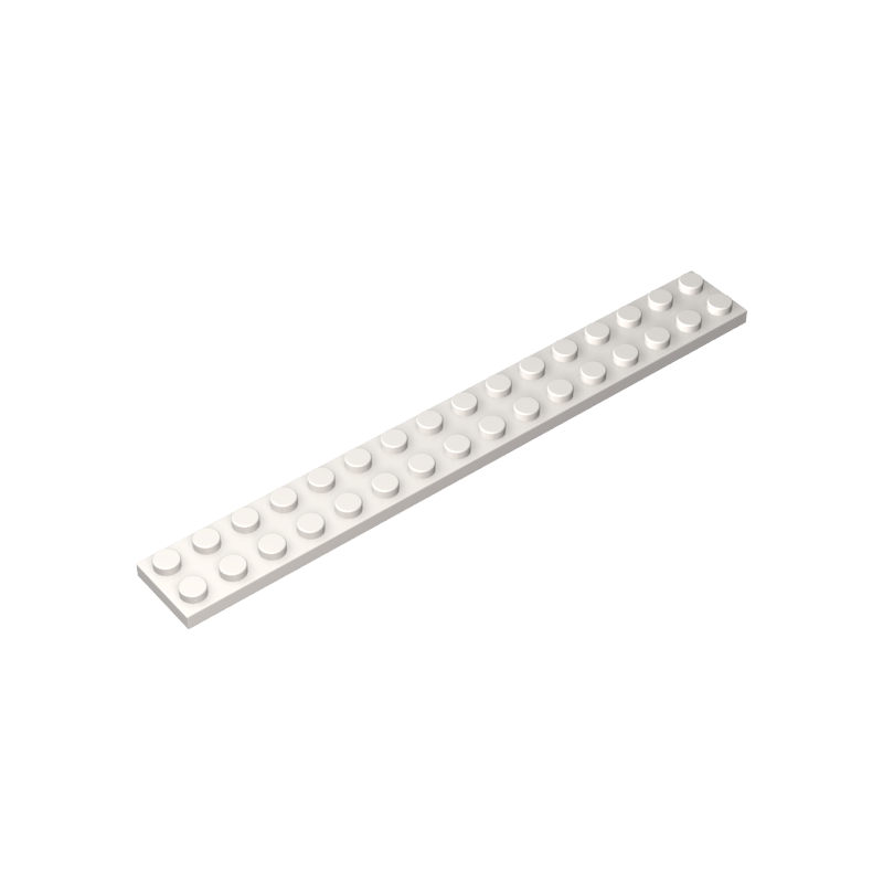 1pcs 2x16 Dots DIY Building Blocks Thin Figures Bricks Educational Creative Toys for Children Size Compatible With 4282