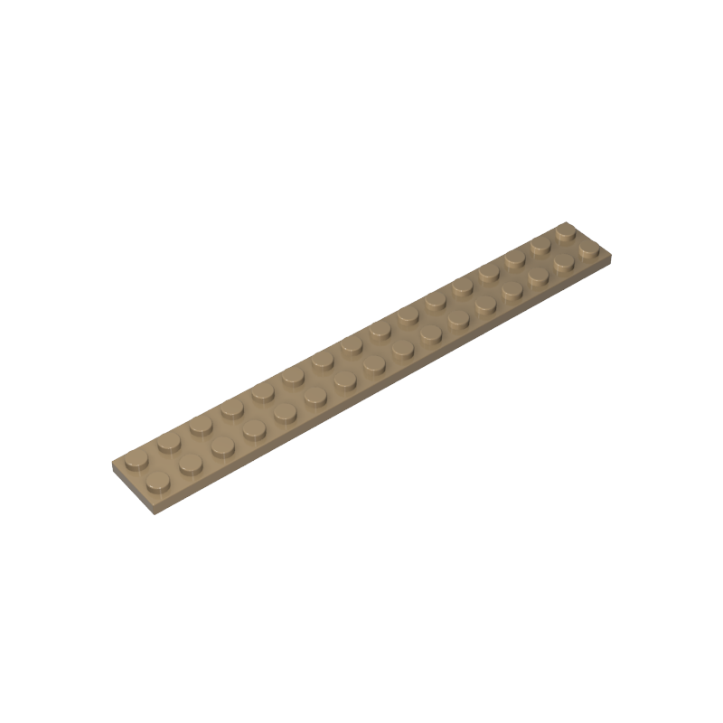 1pcs 2x16 Dots DIY Building Blocks Thin Figures Bricks Educational Creative Toys for Children Size Compatible With 4282