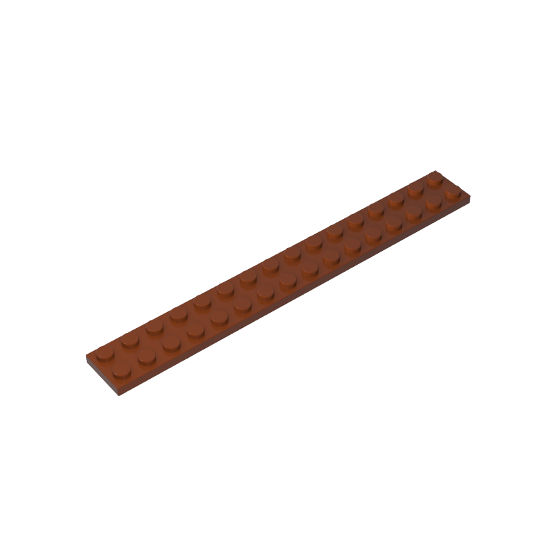 1pcs 2x16 Dots DIY Building Blocks Thin Figures Bricks Educational Creative Toys for Children Size Compatible With 4282