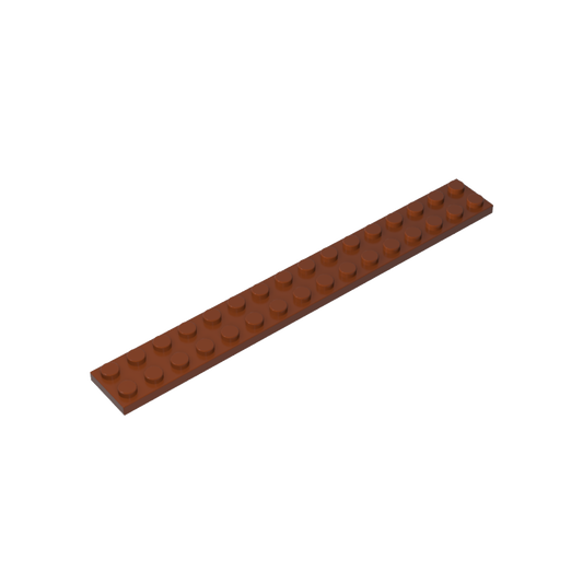 1pcs 2x16 Dots DIY Building Blocks Thin Figures Bricks Educational Creative Toys for Children Size Compatible With 4282