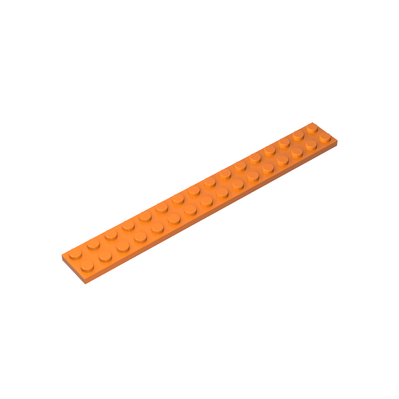 1pcs 2x16 Dots DIY Building Blocks Thin Figures Bricks Educational Creative Toys for Children Size Compatible With 4282