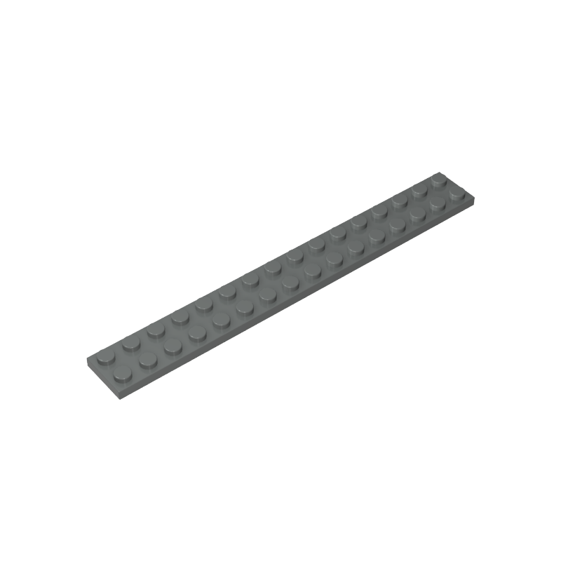 1pcs 2x16 Dots DIY Building Blocks Thin Figures Bricks Educational Creative Toys for Children Size Compatible With 4282