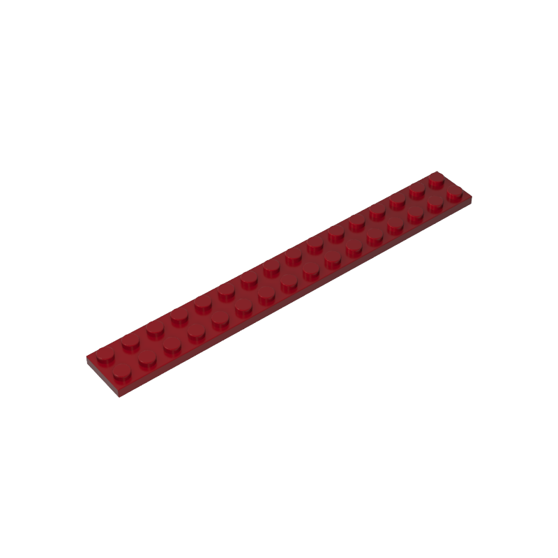 1pcs 2x16 Dots DIY Building Blocks Thin Figures Bricks Educational Creative Toys for Children Size Compatible With 4282