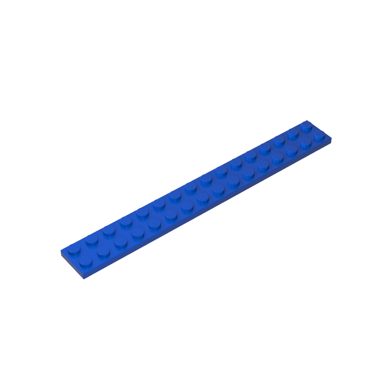 1pcs 2x16 Dots DIY Building Blocks Thin Figures Bricks Educational Creative Toys for Children Size Compatible With 4282