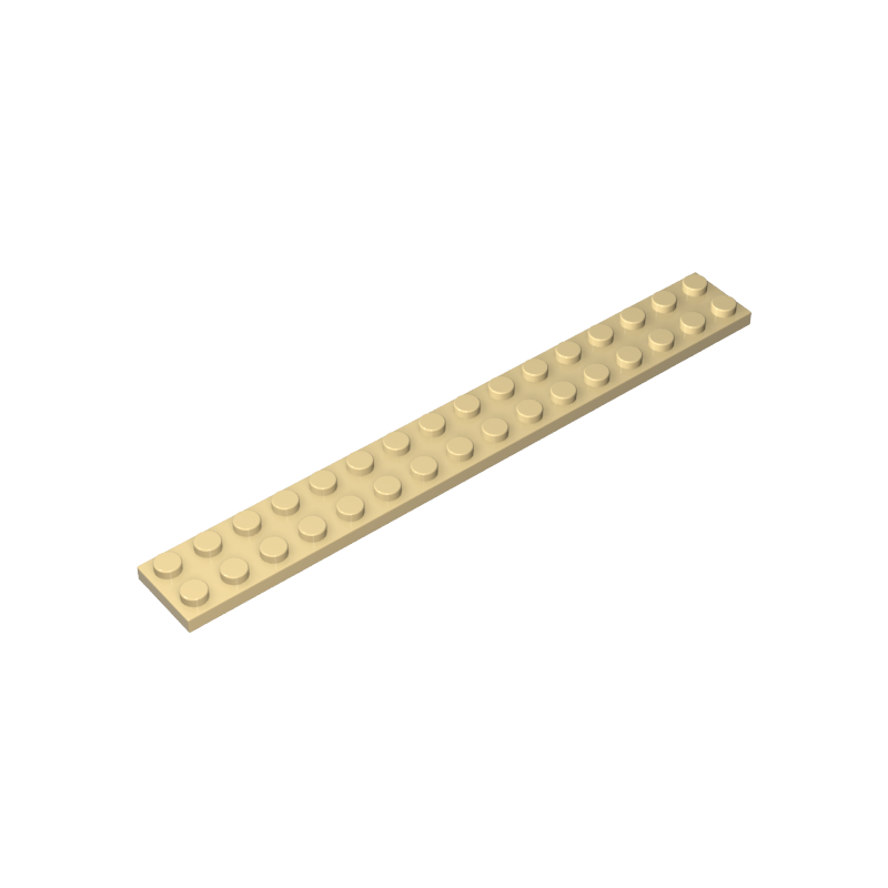 1pcs 2x16 Dots DIY Building Blocks Thin Figures Bricks Educational Creative Toys for Children Size Compatible With 4282