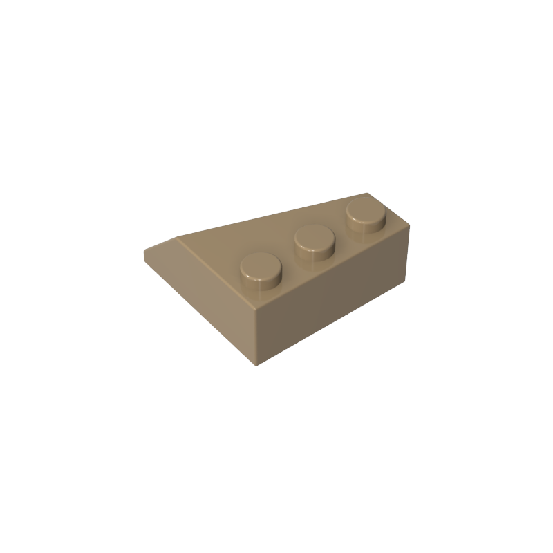 1pcs 42862 48165 Wedge Sloped 45 3 X 3 MOC Bricks Parts Building Blocks Compatible with House Castle
