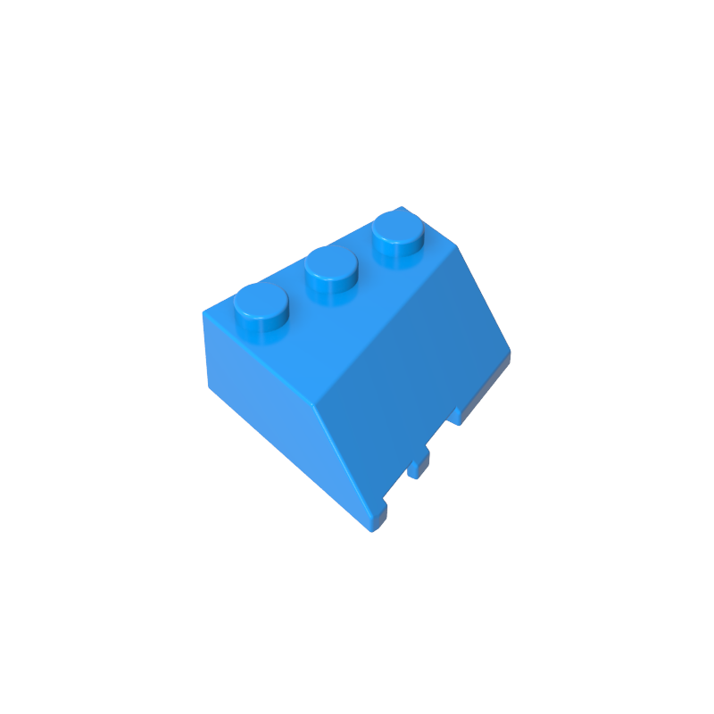 1pcs 42862 48165 Wedge Sloped 45 3 X 3 MOC Bricks Parts Building Blocks Compatible with House Castle