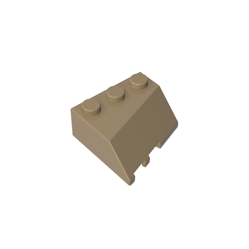 1pcs 42862 48165 Wedge Sloped 45 3 X 3 MOC Bricks Parts Building Blocks Compatible with House Castle