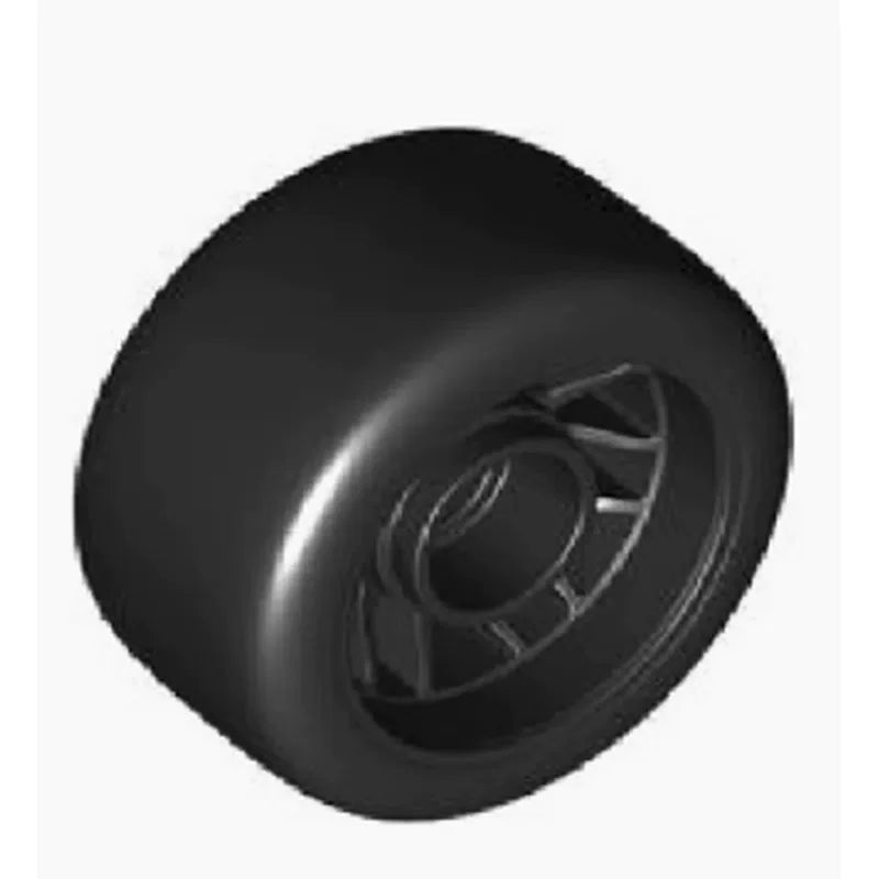 1PCS Wheel Rim 24 x 14.9 Wide with Black Slick Tyre 110100pr0001